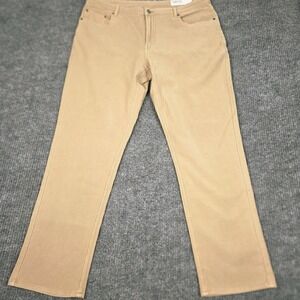 32 Degrees Cool Men's Slim Straight Fit Desert‎ Khaki Chino 40x30 NWT